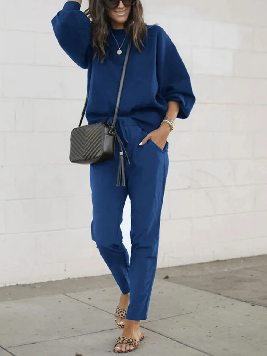 Casual Loose Two-piece Suit