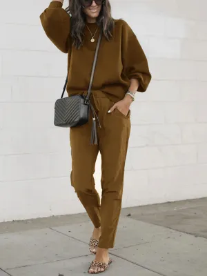 Casual Loose Two-piece Suit
