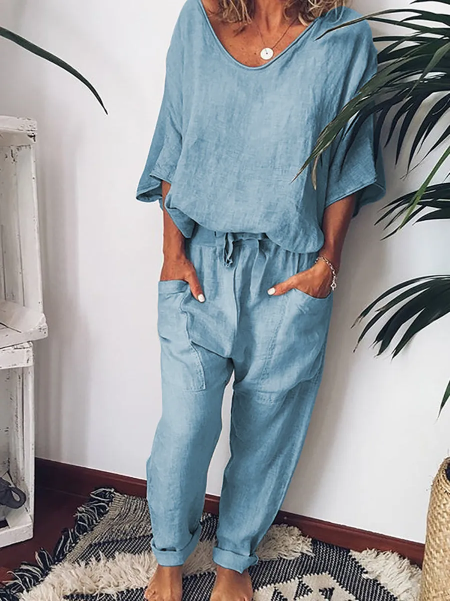 Casual Short Sleeve Suit