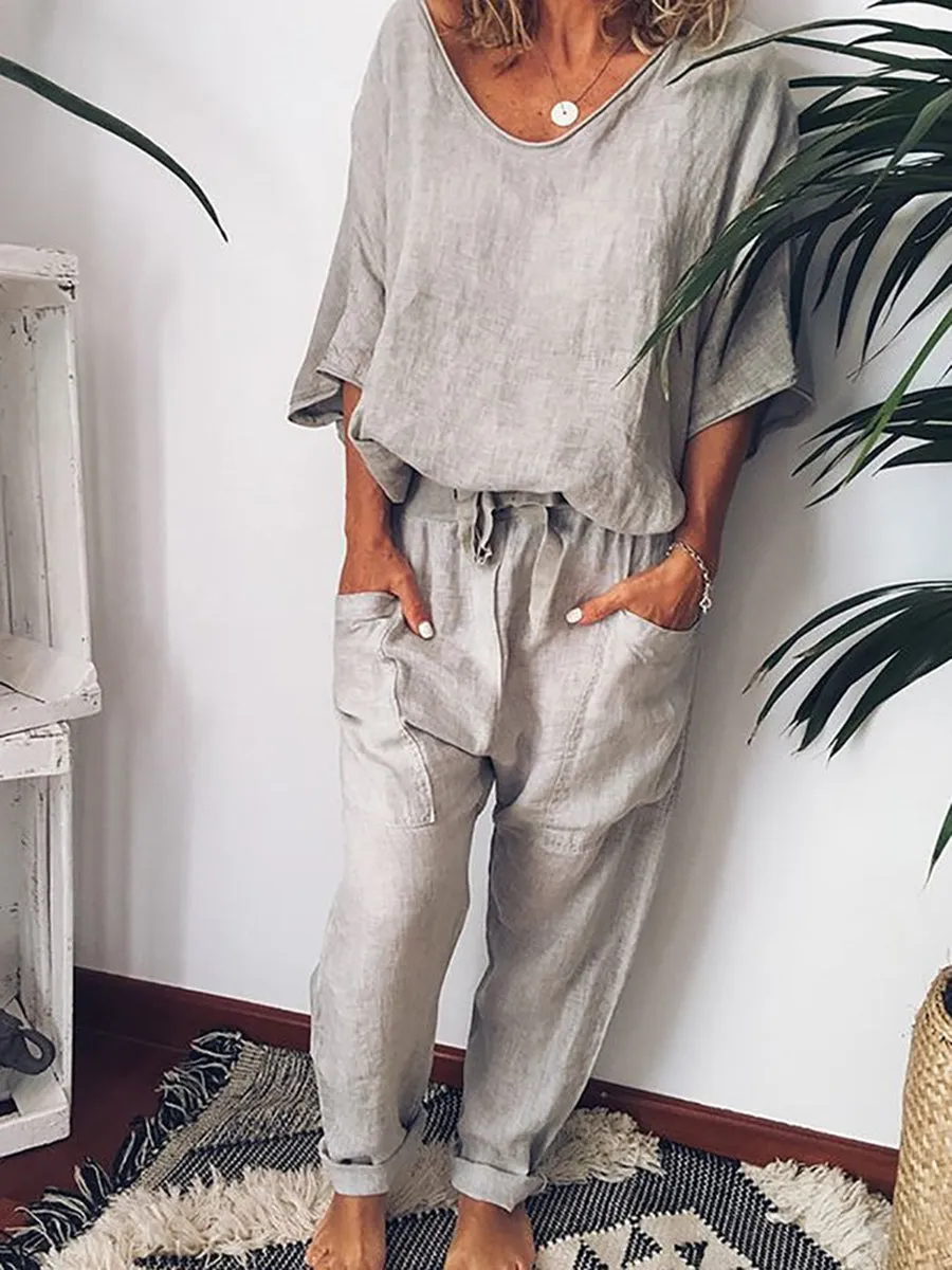Casual Short Sleeve Suit