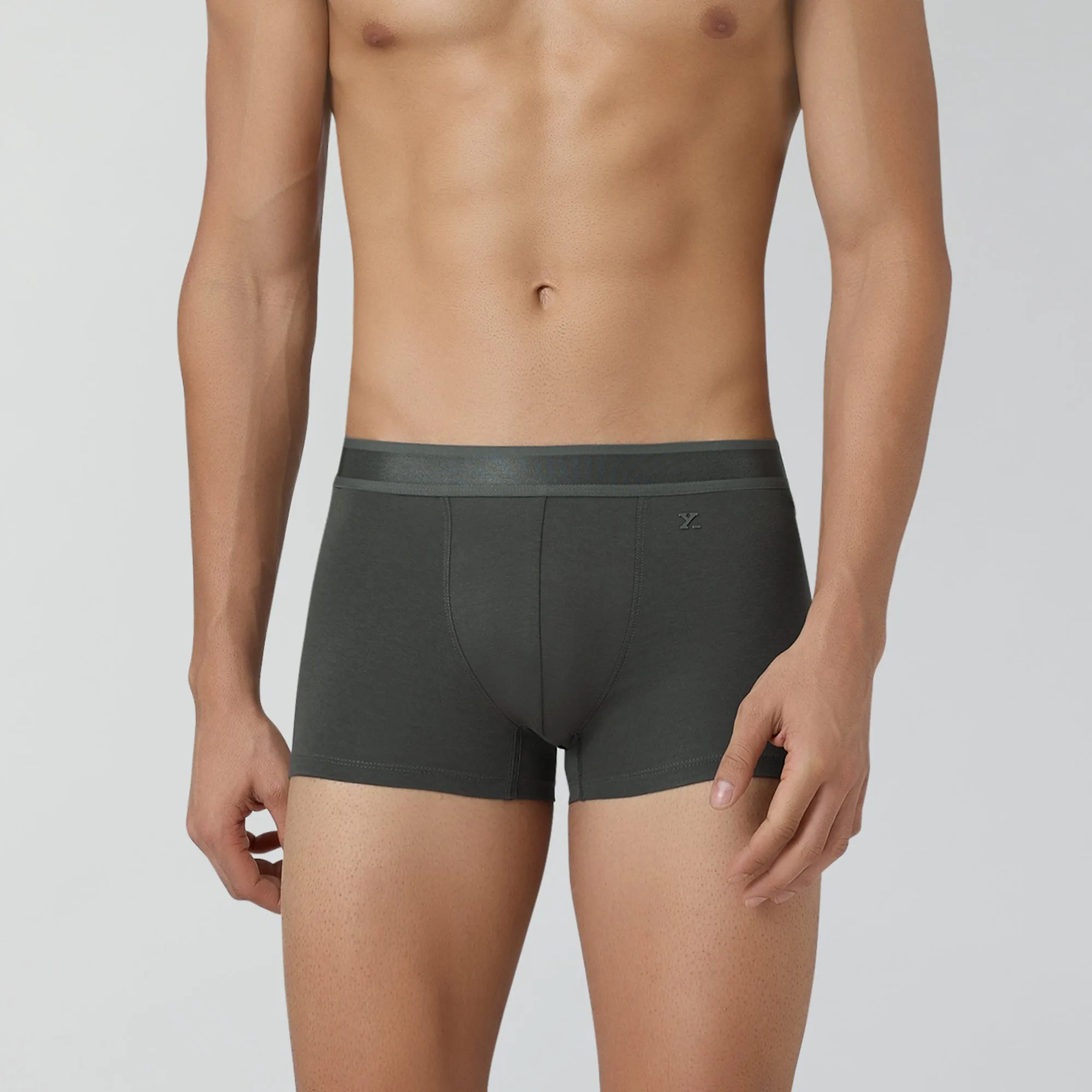 Crest Supima Modal Trunks Charcoal Grey