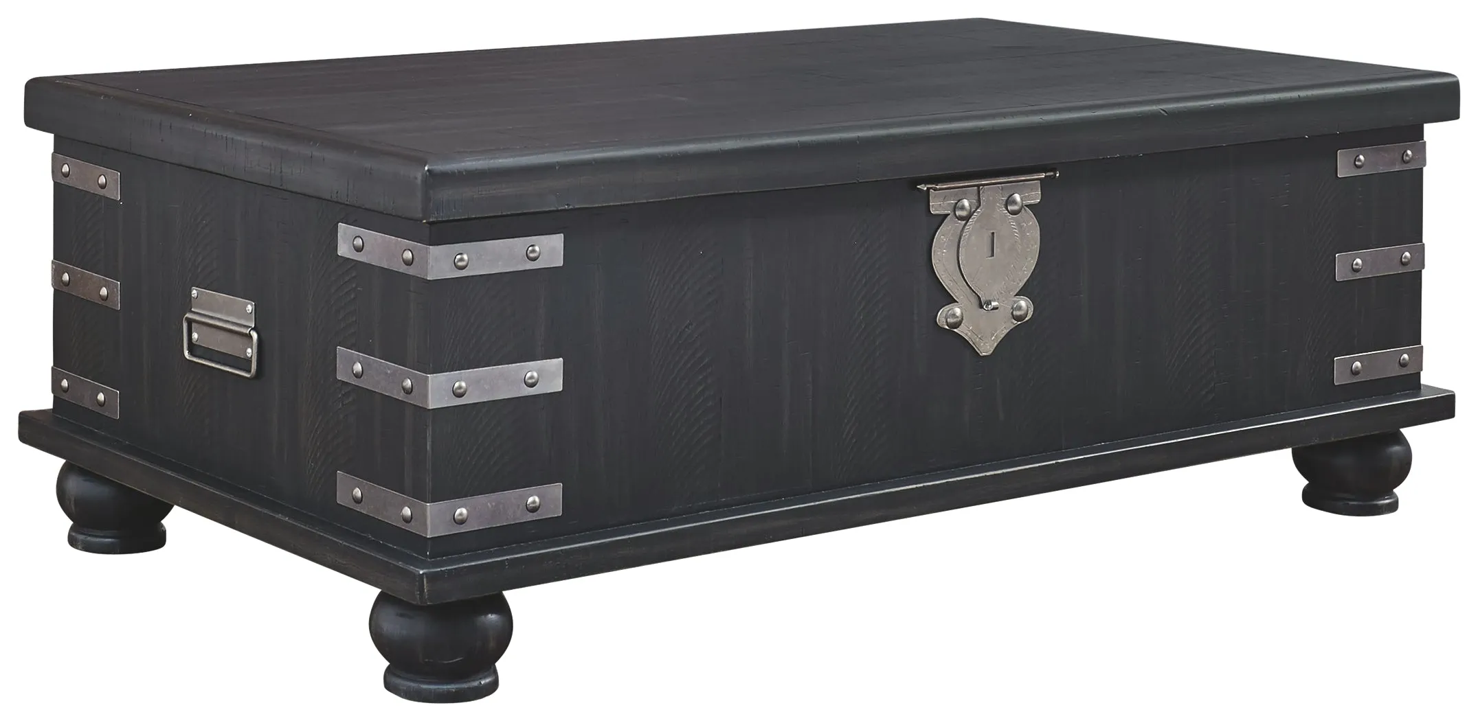 Delmar T902-9 Black Rect Lift Top Cocktail Table