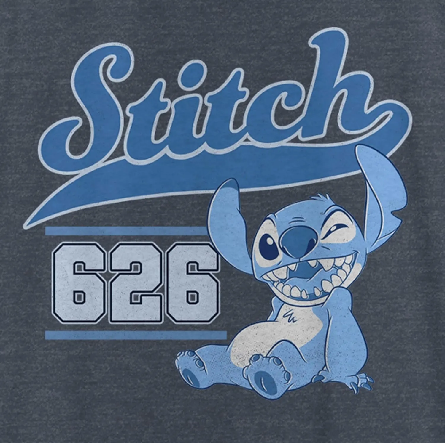 Disney Women's Lilo Stitch Collegiate Tri-Blend Racerback Layering Tank