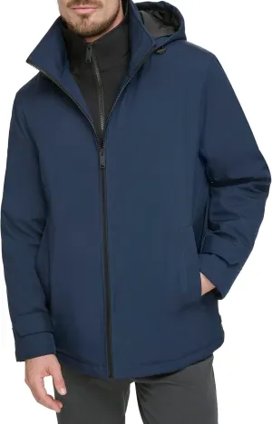 Dockers Men's Dwight Soft Shell Bib Jacket