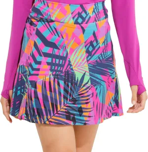 Dona Jo Par Skirt/Skort for Women: Athletic High-Waisted Tennis & Golf Activewear, Lightweight & Breathable 4-Way Stretch