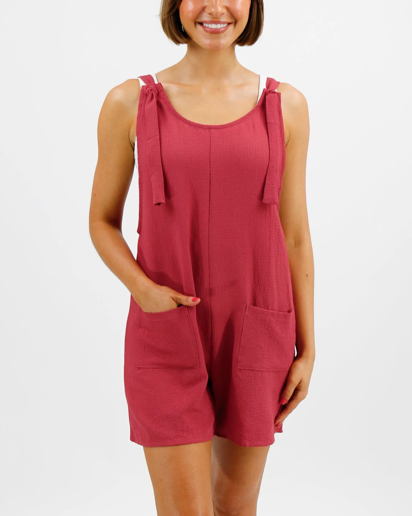 Easy Breezy Hibiscus Romper