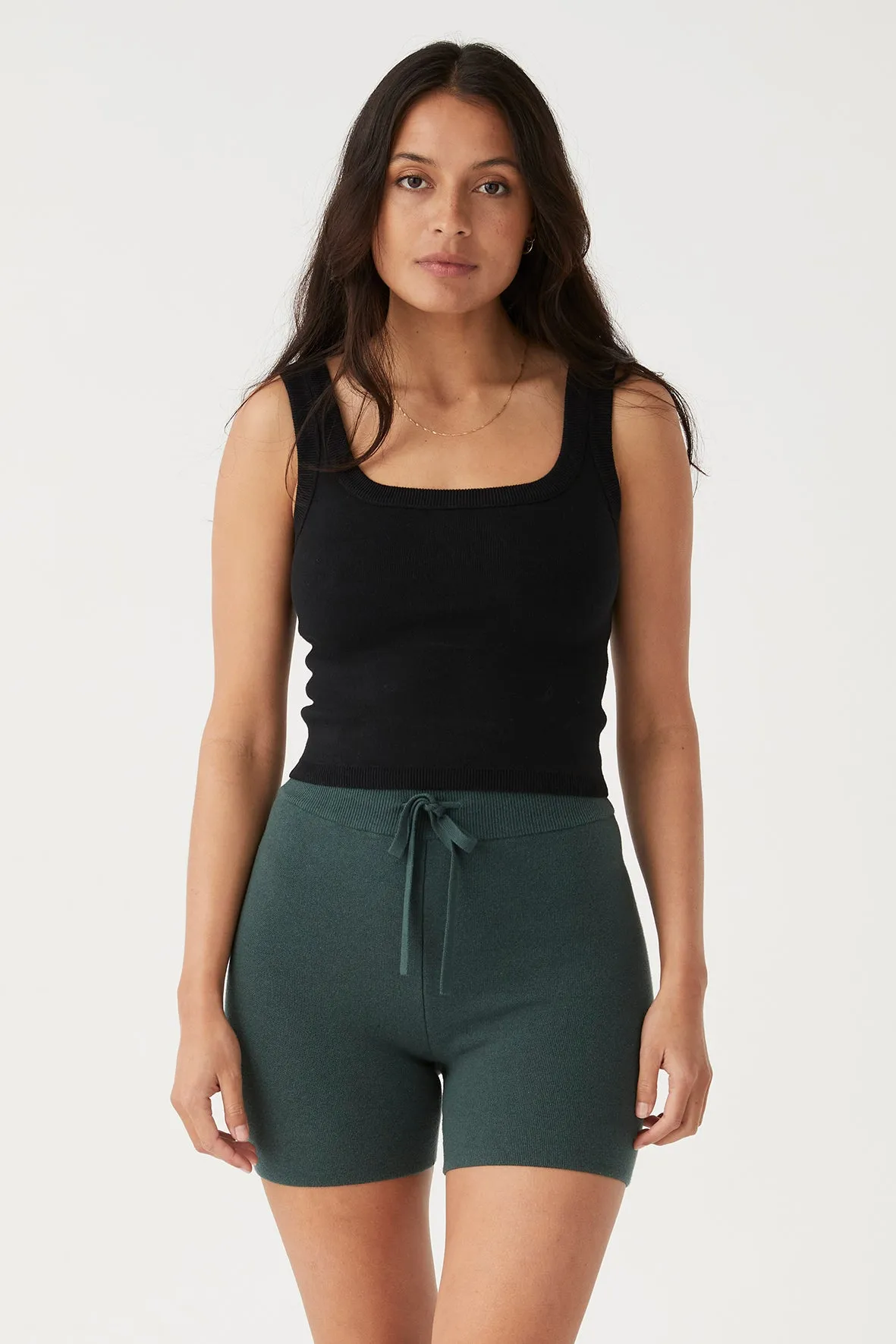 Esta Organic Cotton Tank - Black