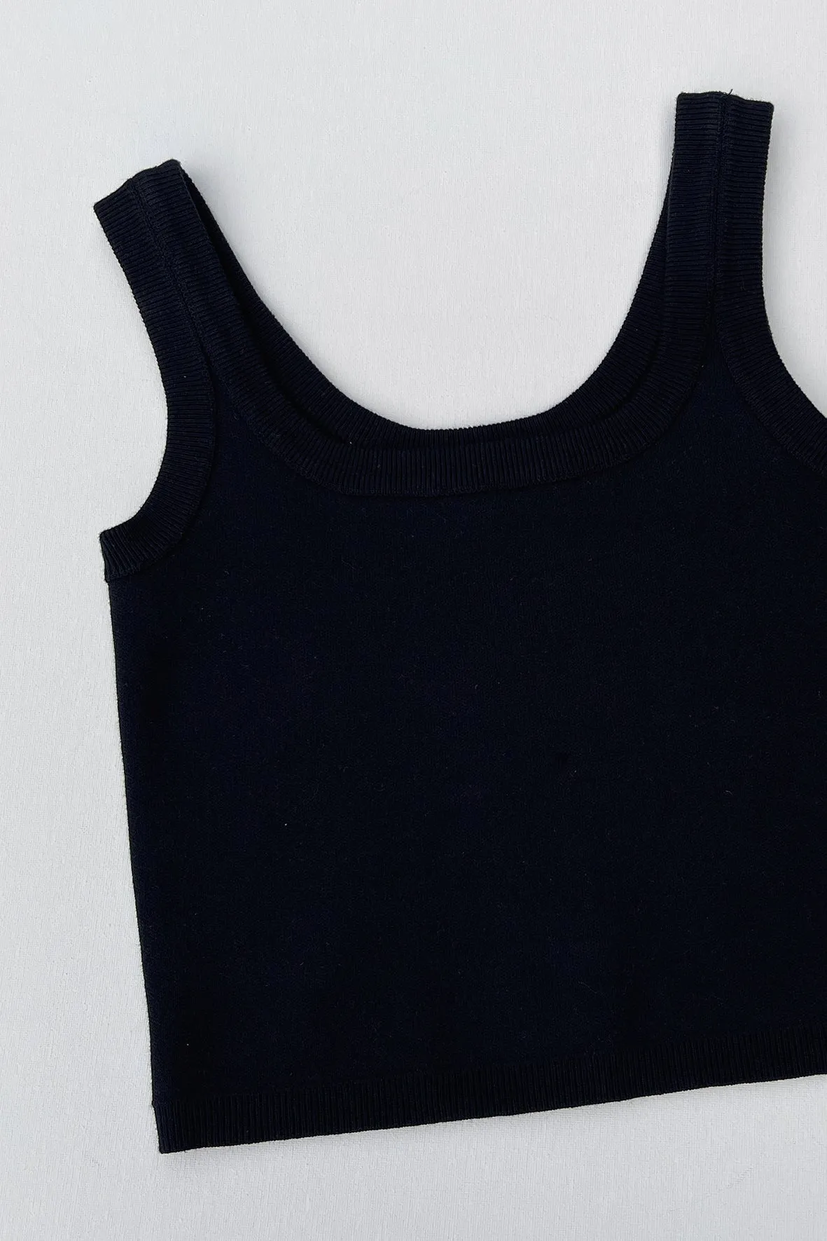 Esta Organic Cotton Tank - Black