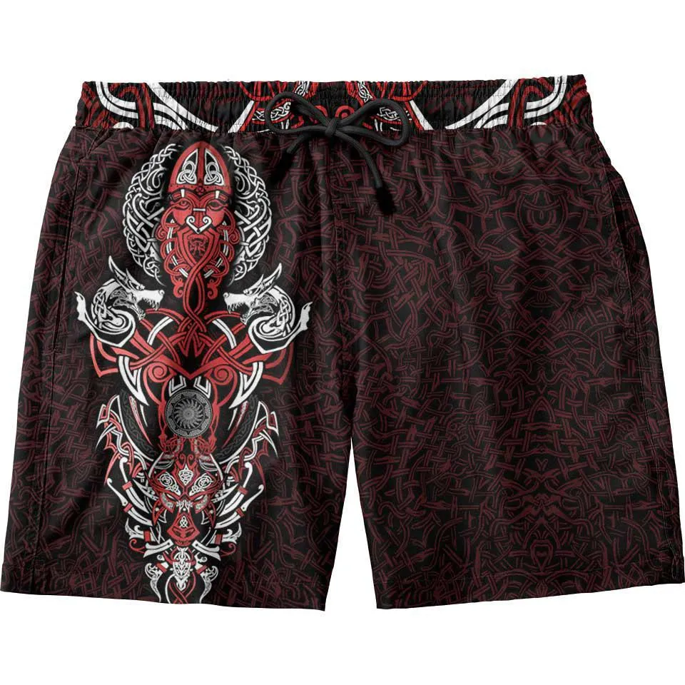 Fenrir Swim Trunks - Red Edition