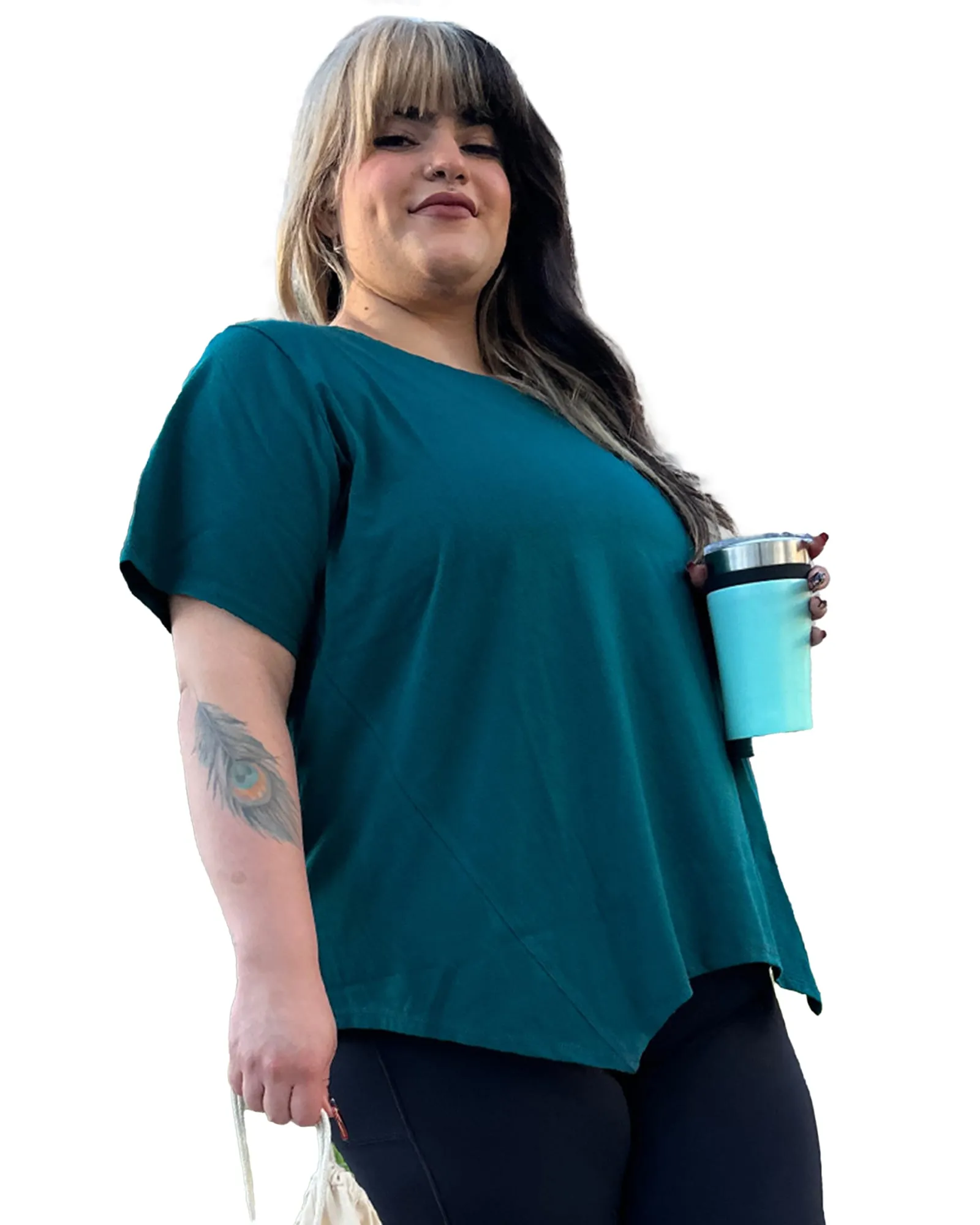 Flow Tee | Forest Green