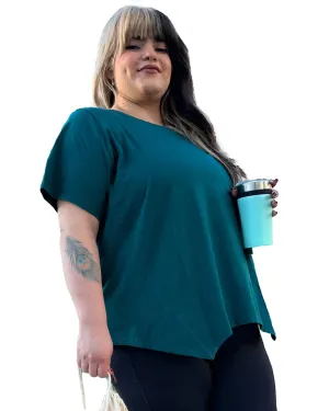 Flow Tee | Forest Green