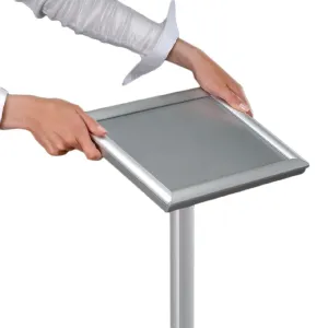 Freestanding Aluminium Menu Display Stand A4 - CM120