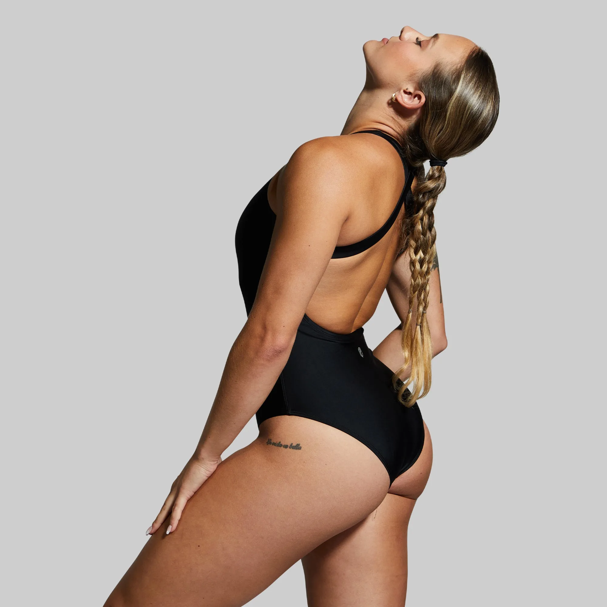 Freestyle One Piece Swimsuit (Black)