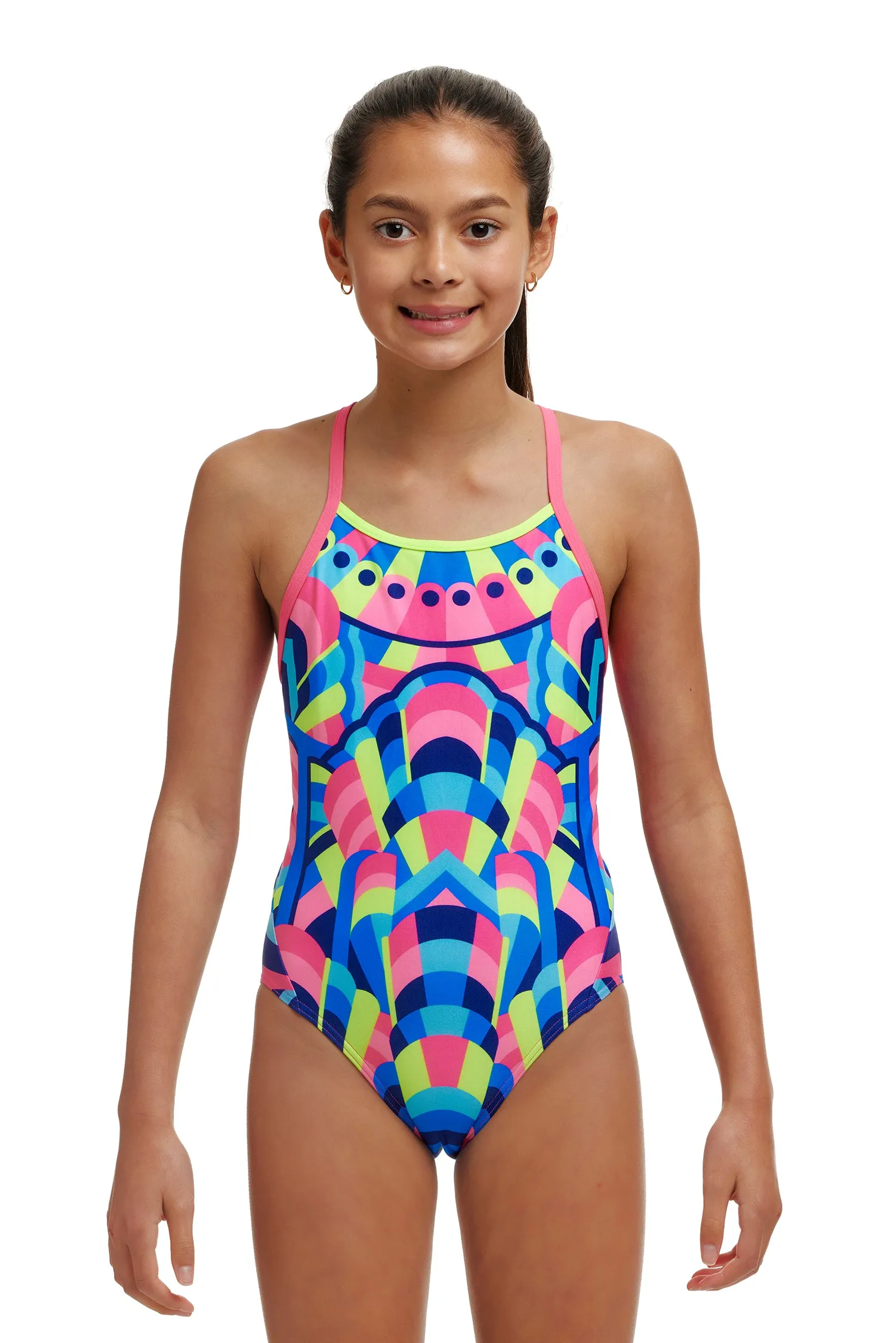 Funkita Princess Pageant Diamond Back Girls One Piece Swimsuit