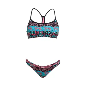 Funkita Wild Things Ladies Swim Crop Top