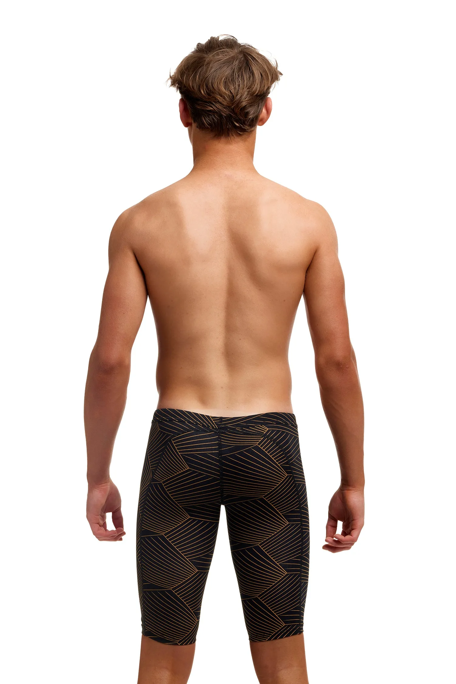 Funky Trunks Boy's Gold Weaver Training Jammers