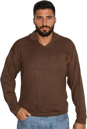 Gamboa Alpaca Hooded Sweater for Men and Women Light and Softness Hoodie Wool Knitted Fall Winter Sweaters