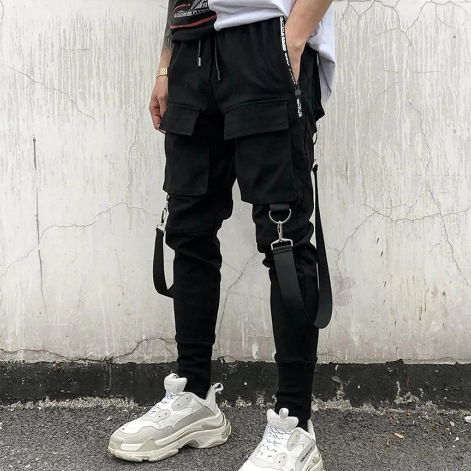 GIERIDUC Cargo Pants for Men 2024 Relaxed Fit Lightweight Hiking Pants Men Extra Tall Athletic Pants Fleece Lined Work Pants