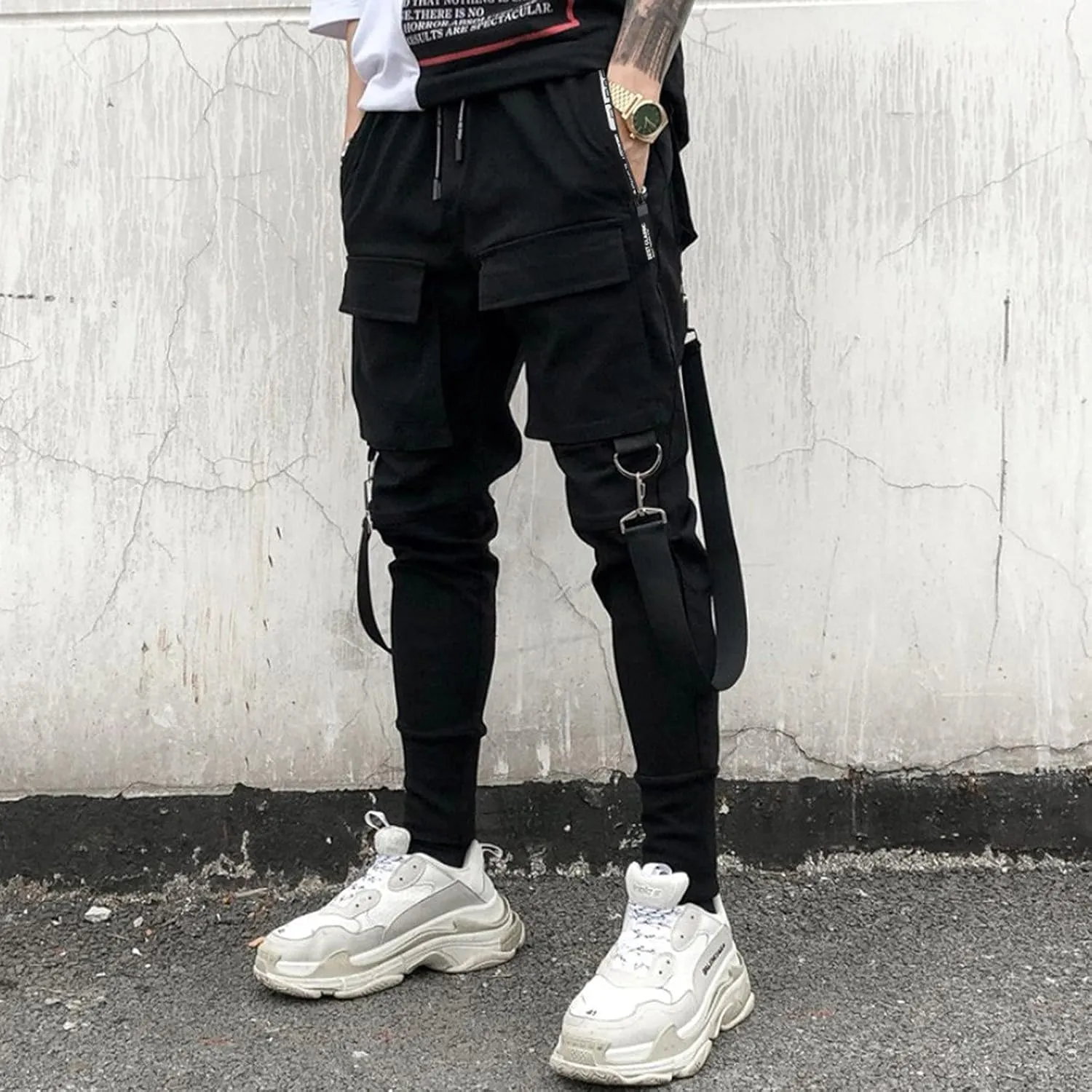 GIERIDUC Cargo Pants for Men 2024 Relaxed Fit Lightweight Hiking Pants Men Extra Tall Athletic Pants Fleece Lined Work Pants