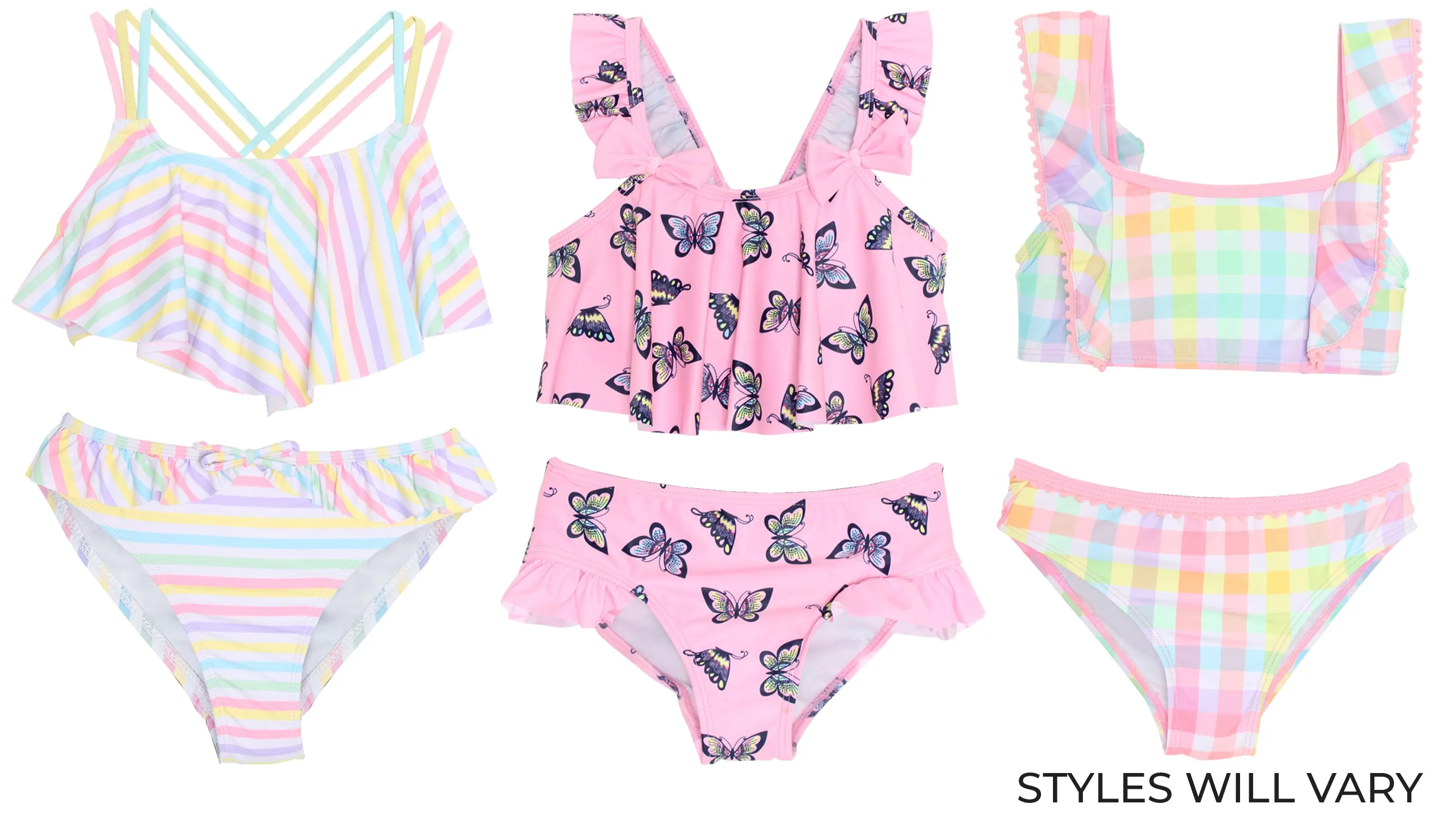GX-CHEA - Wholesale Little Girl's Assorted Two-Piece Swimsuits