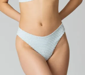 Hailey Bottom in Aquamarine Gingham