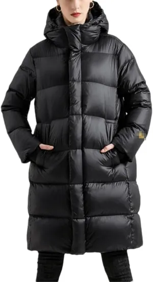 Haitpant Winter Down Coats Women Warm Thick Long Puffer Jacket Portable Outerwear Lady Hooded Down Parka