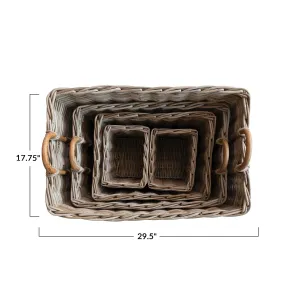 Hand-woven Rattan Trunks