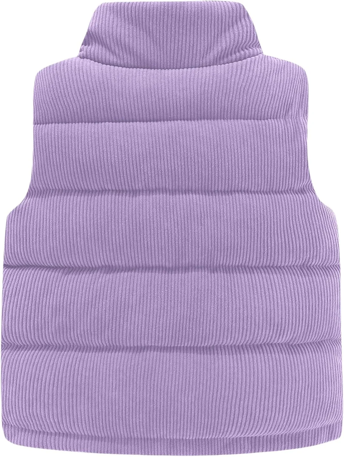 Happy Cherry Girls Corduroy Down Vest Kids Winter Warm Quilted Jacket Toddlers Sleeveless Coat Outerwear 1-8 Years