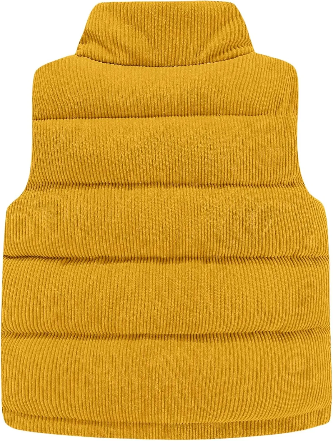 Happy Cherry Girls Corduroy Down Vest Kids Winter Warm Quilted Jacket Toddlers Sleeveless Coat Outerwear 1-8 Years