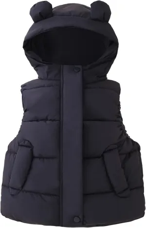 Happy Cherry Kids Boys Girls Puffer Vest Winter Down Sleeveless Jacket Padded Warm Coat