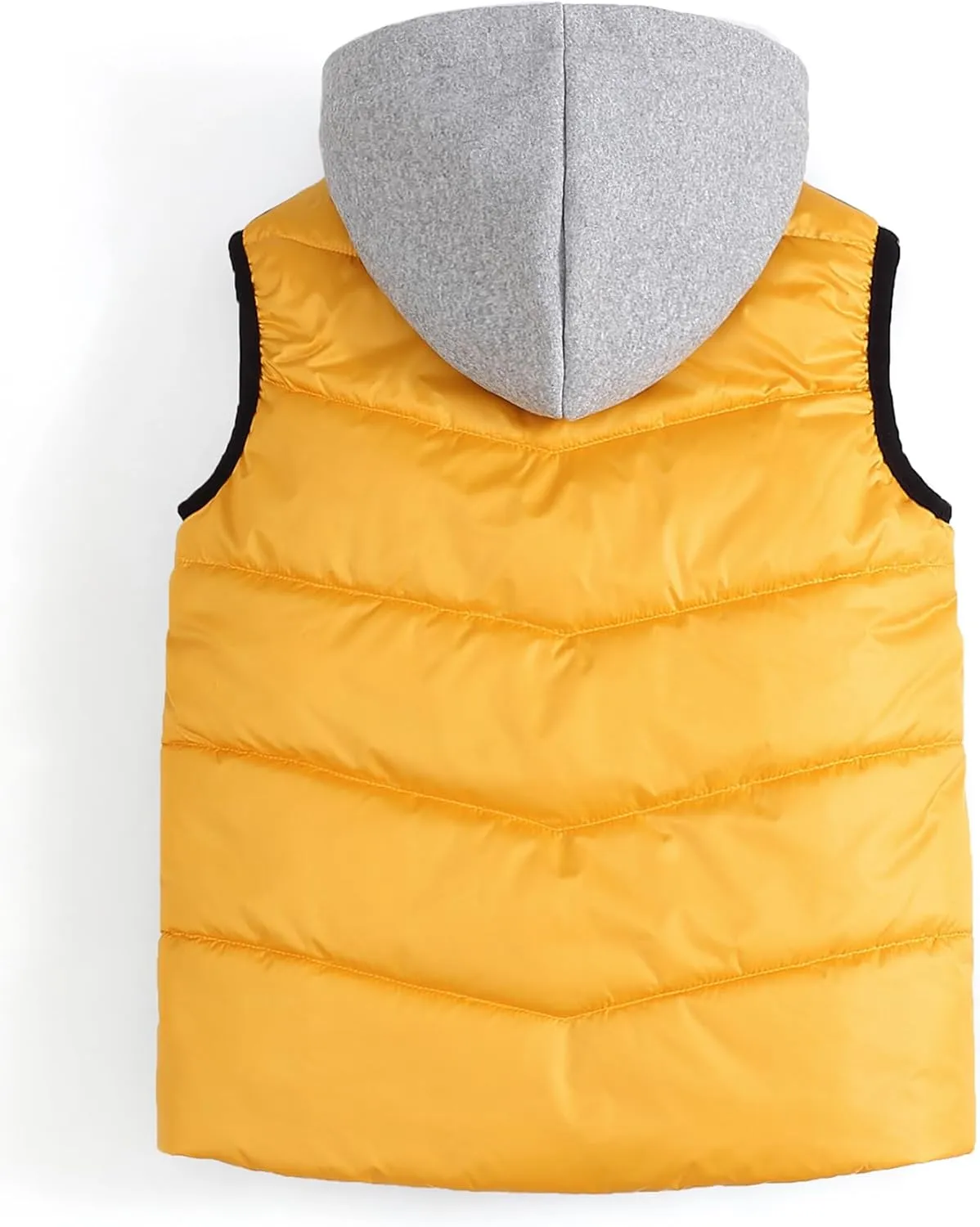 Happy Cherry Kids Puffer Hooded Vest Down Sleeveless Jacket Windproof Coat for Boys Girls 7-13 Years