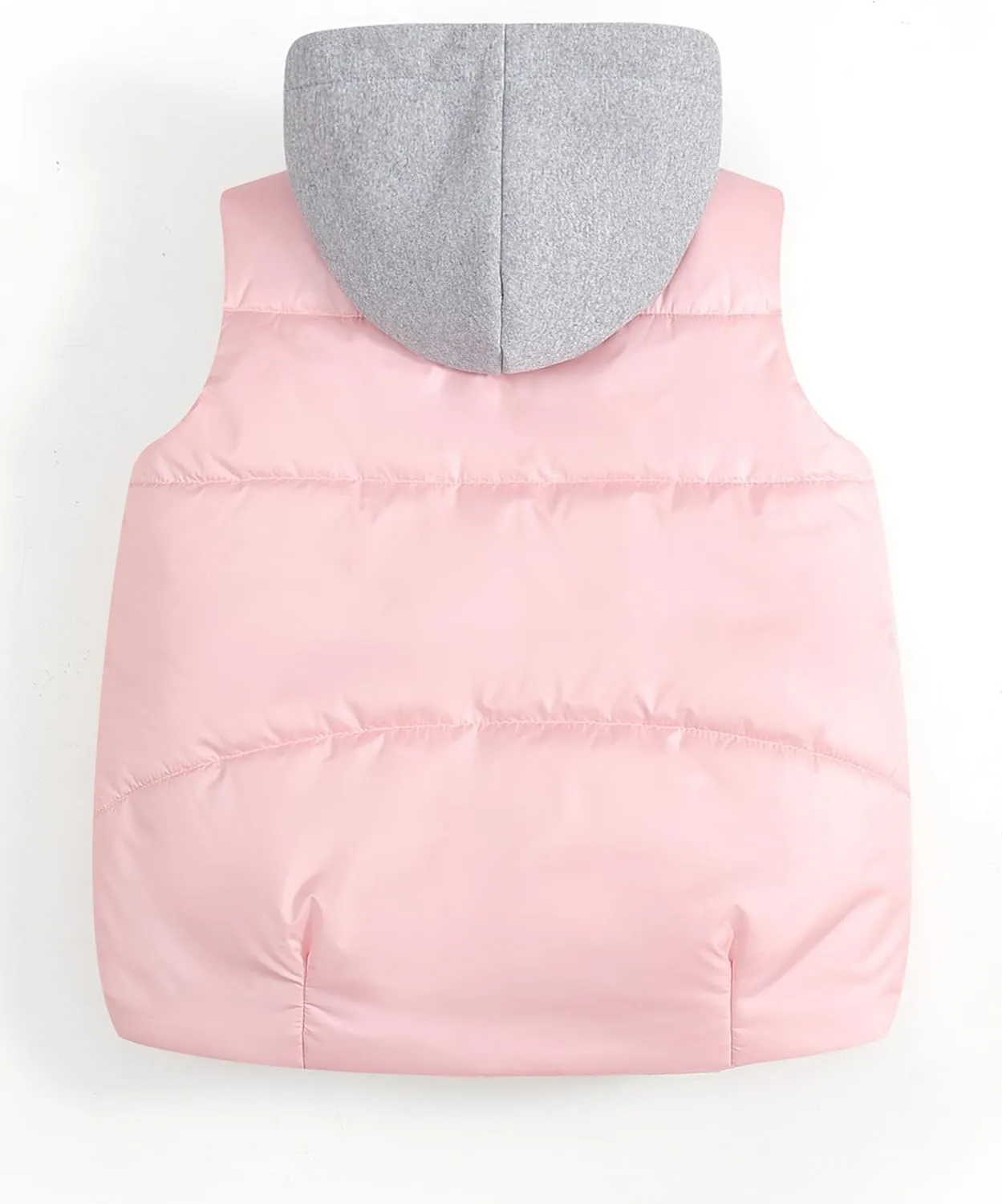 Happy Cherry Kids Puffer Hooded Vest Down Sleeveless Jacket Windproof Coat for Boys Girls 7-13 Years