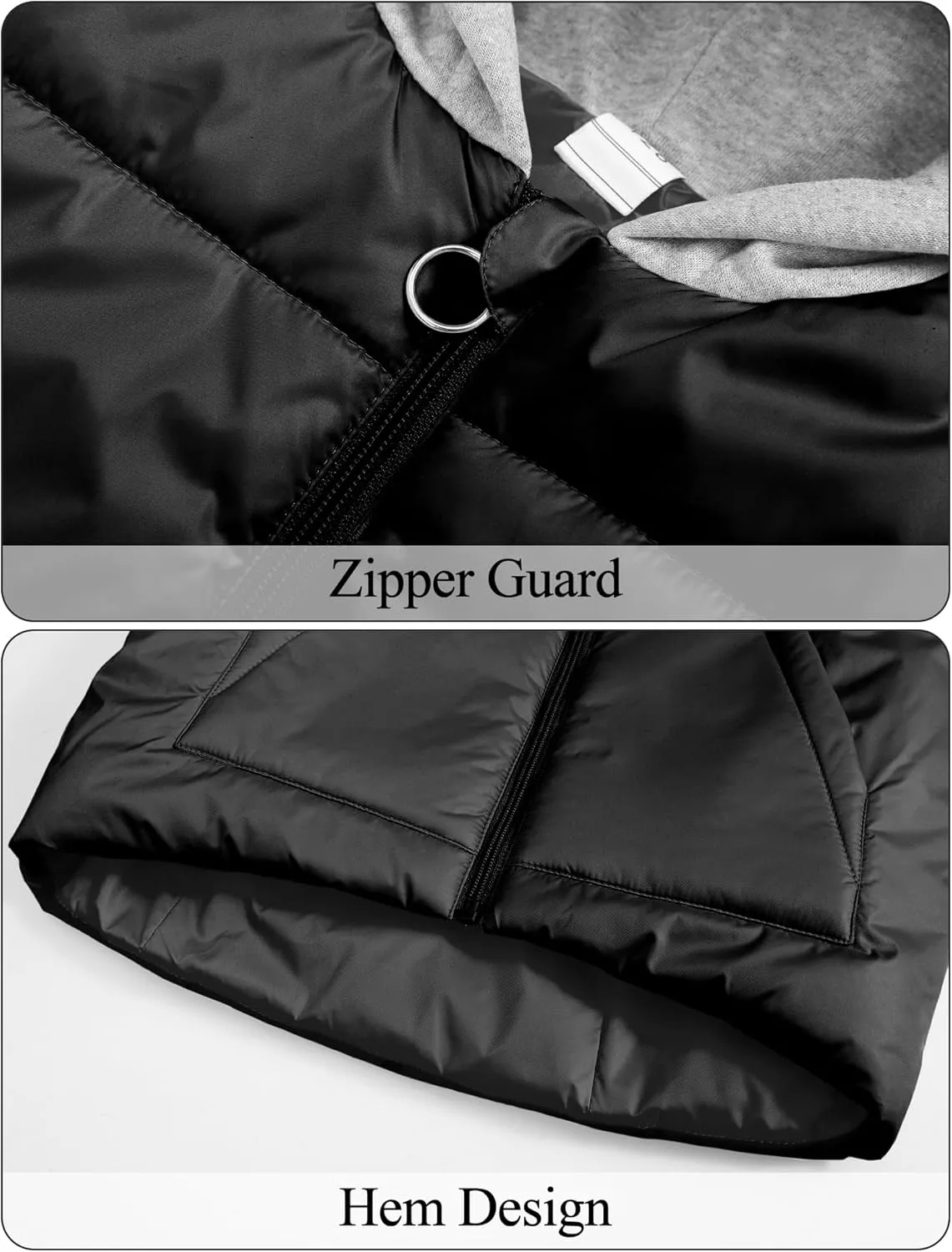 Happy Cherry Kids Puffer Hooded Vest Down Sleeveless Jacket Windproof Coat for Boys Girls 7-13 Years