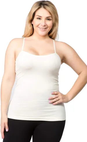 ICONOFLASH Women's Everyday Solid Color Thin Strap Camisole