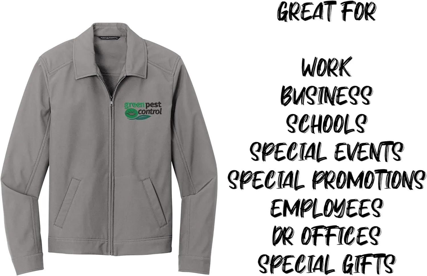 INK STITCH Men J417 Custom Personalized Add Your Logo Text Embroidery Mechanic Soft Shell Jackets