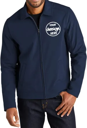 INK STITCH Men J417 Custom Personalized Add Your Logo Text Embroidery Mechanic Soft Shell Jackets