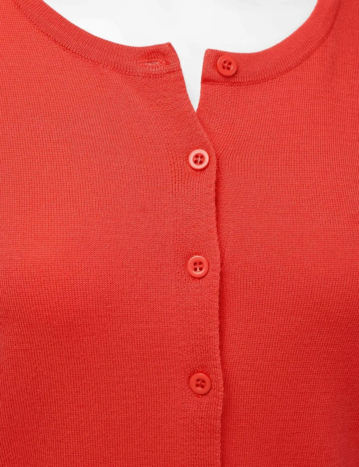 JJ Perfection Basic Button Down Soft Knitted Cardigan Long Sleeve Crew Neck Casual Sweater Jackets for Womens with Plus Size