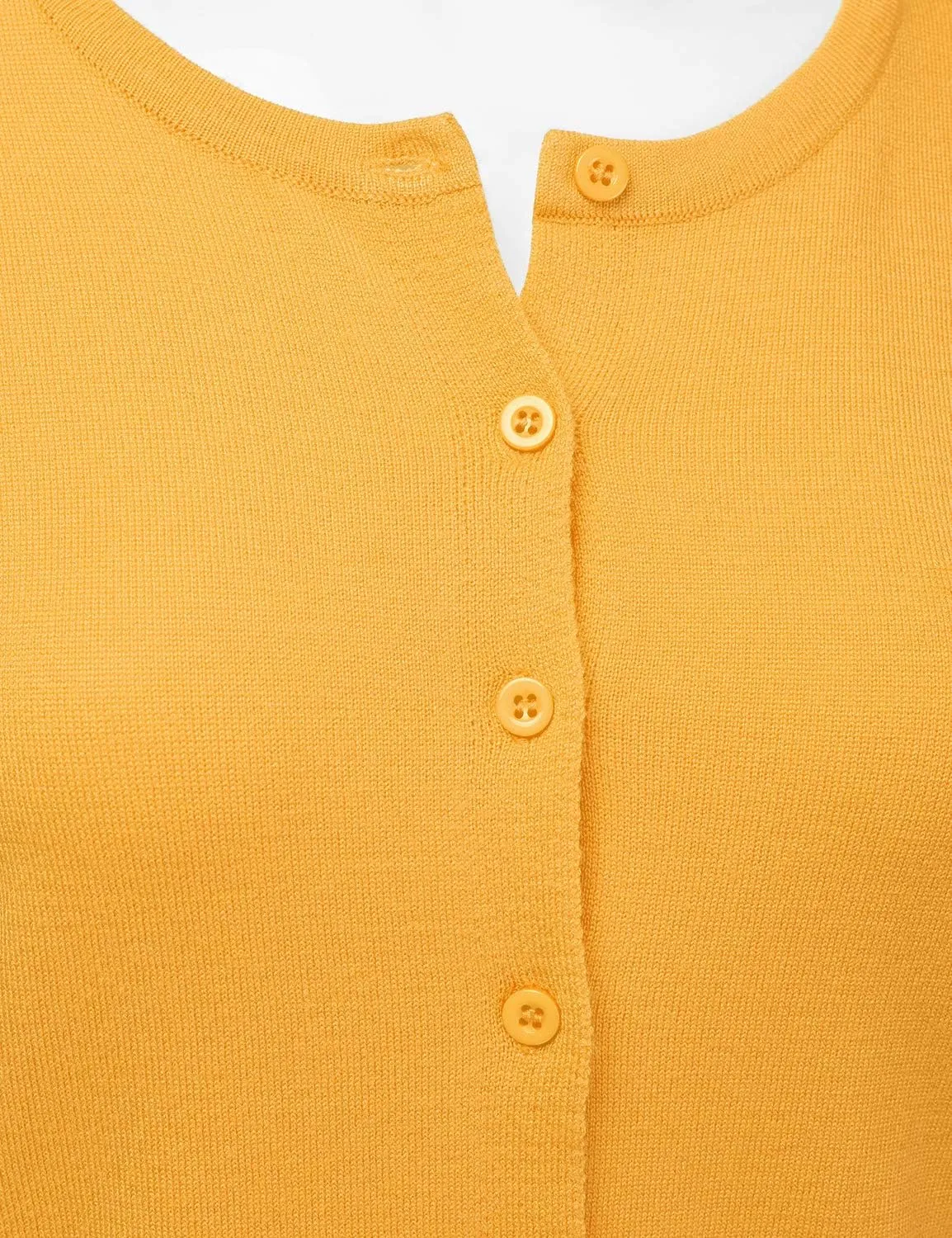 JJ Perfection Basic Button Down Soft Knitted Cardigan Long Sleeve Crew Neck Casual Sweater Jackets for Womens with Plus Size