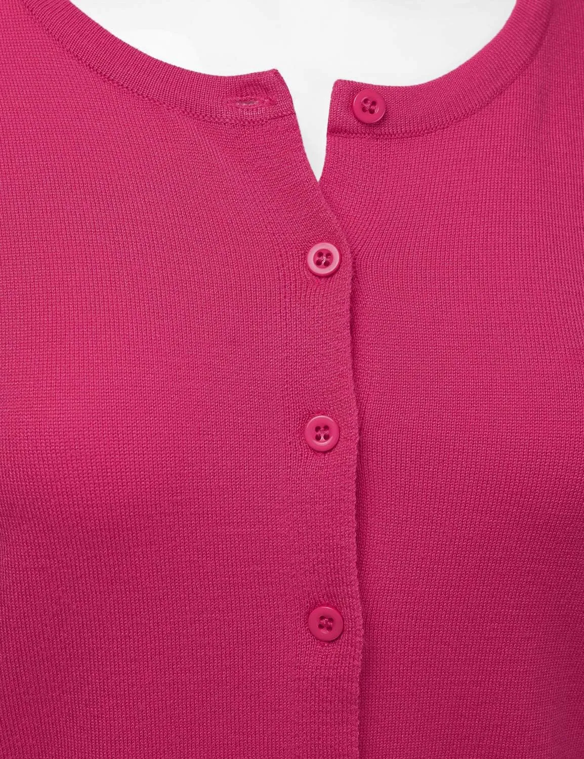 JJ Perfection Basic Button Down Soft Knitted Cardigan Long Sleeve Crew Neck Casual Sweater Jackets for Womens with Plus Size