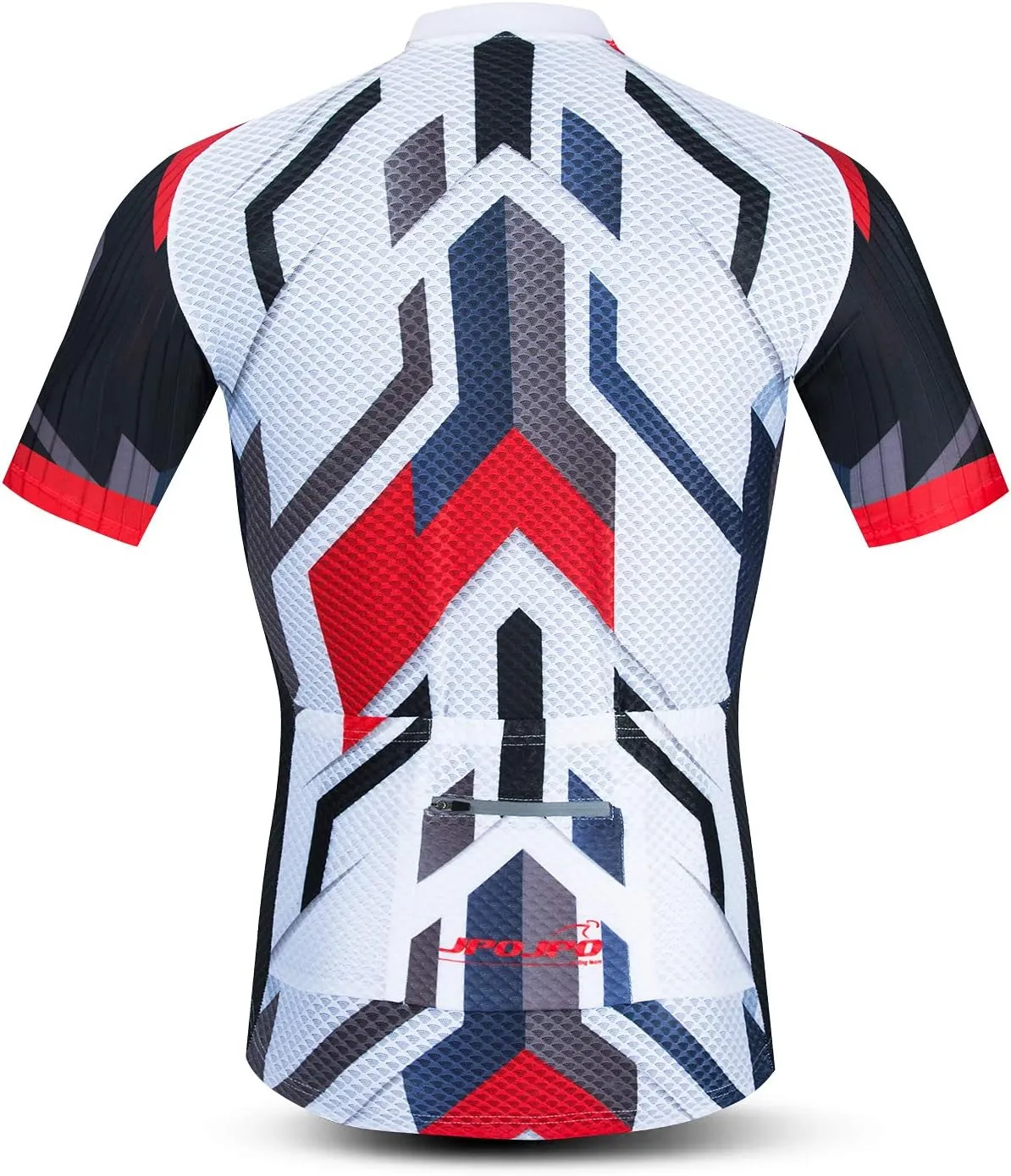 JPOJPO Men's Cycling Jersey Bike Short Sleeve with 4 Rear Pockets Breathable,Quick Dry Shirt Tops S-3XL