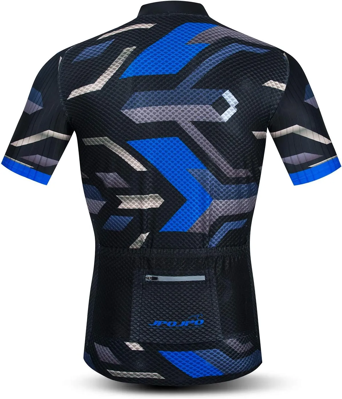 JPOJPO Men's Cycling Jersey Bike Short Sleeve with 4 Rear Pockets Breathable,Quick Dry Shirt Tops S-3XL