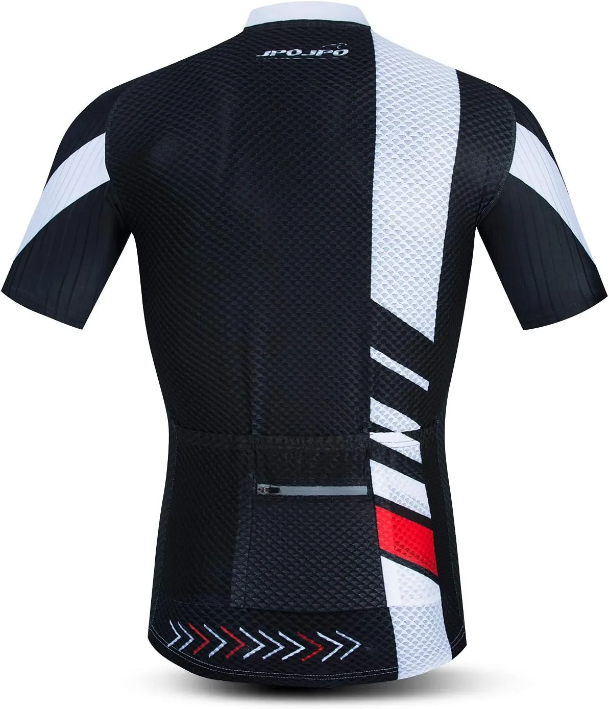 JPOJPO Men's Cycling Jersey Bike Short Sleeve with 4 Rear Pockets Breathable,Quick Dry Shirt Tops S-3XL