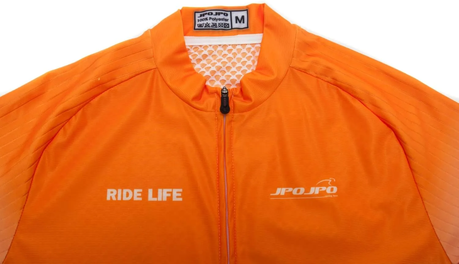 JPOJPO Men's Cycling Jersey Bike Short Sleeve with 4 Rear Pockets Breathable,Quick Dry Shirt Tops S-3XL
