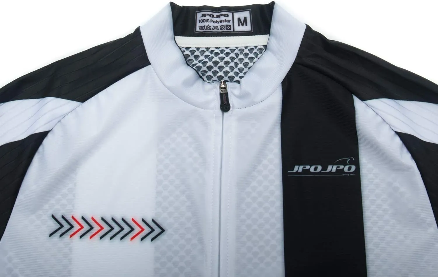 JPOJPO Men's Cycling Jersey Bike Short Sleeve with 4 Rear Pockets Breathable,Quick Dry Shirt Tops S-3XL