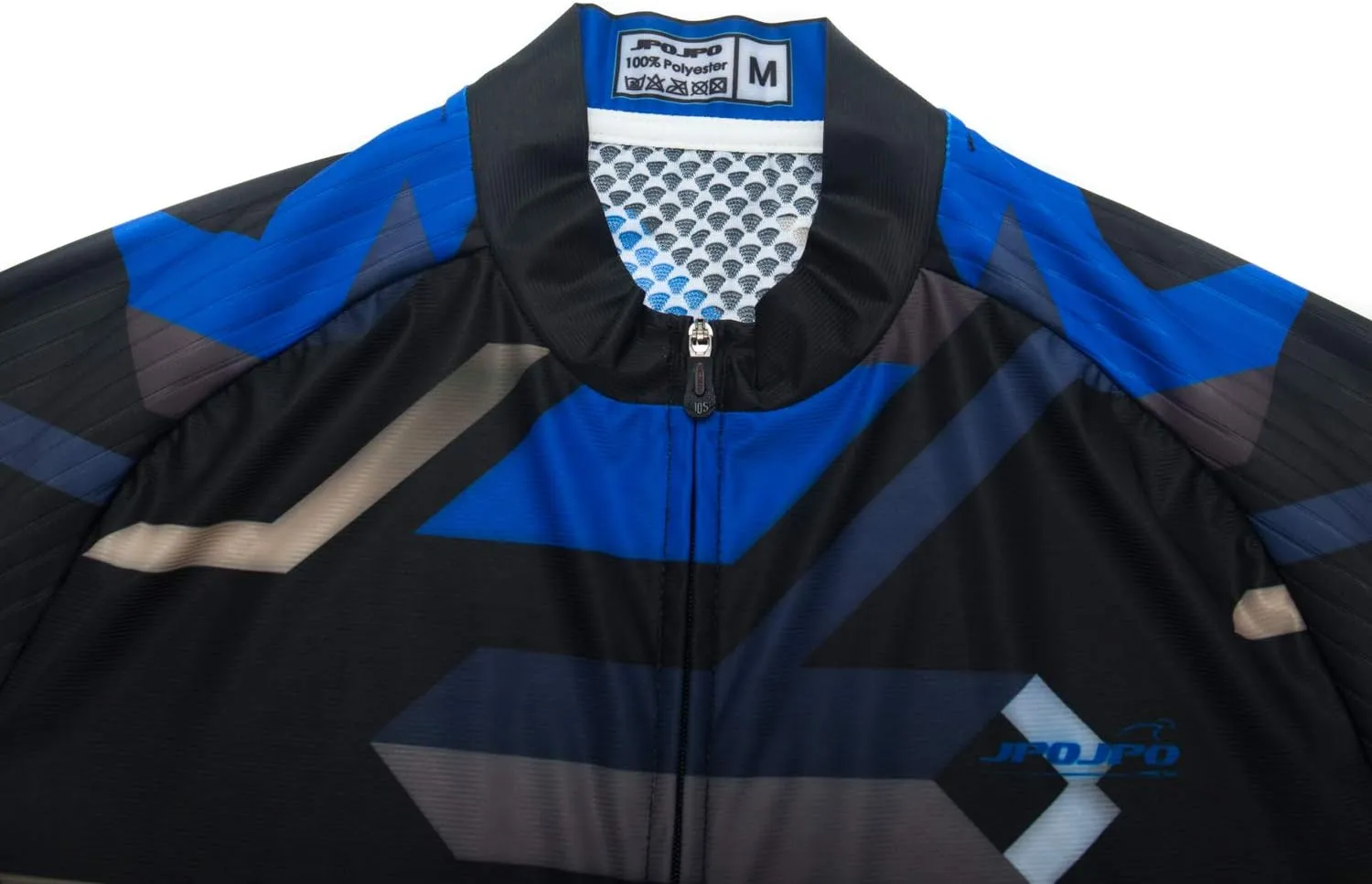 JPOJPO Men's Cycling Jersey Bike Short Sleeve with 4 Rear Pockets Breathable,Quick Dry Shirt Tops S-3XL