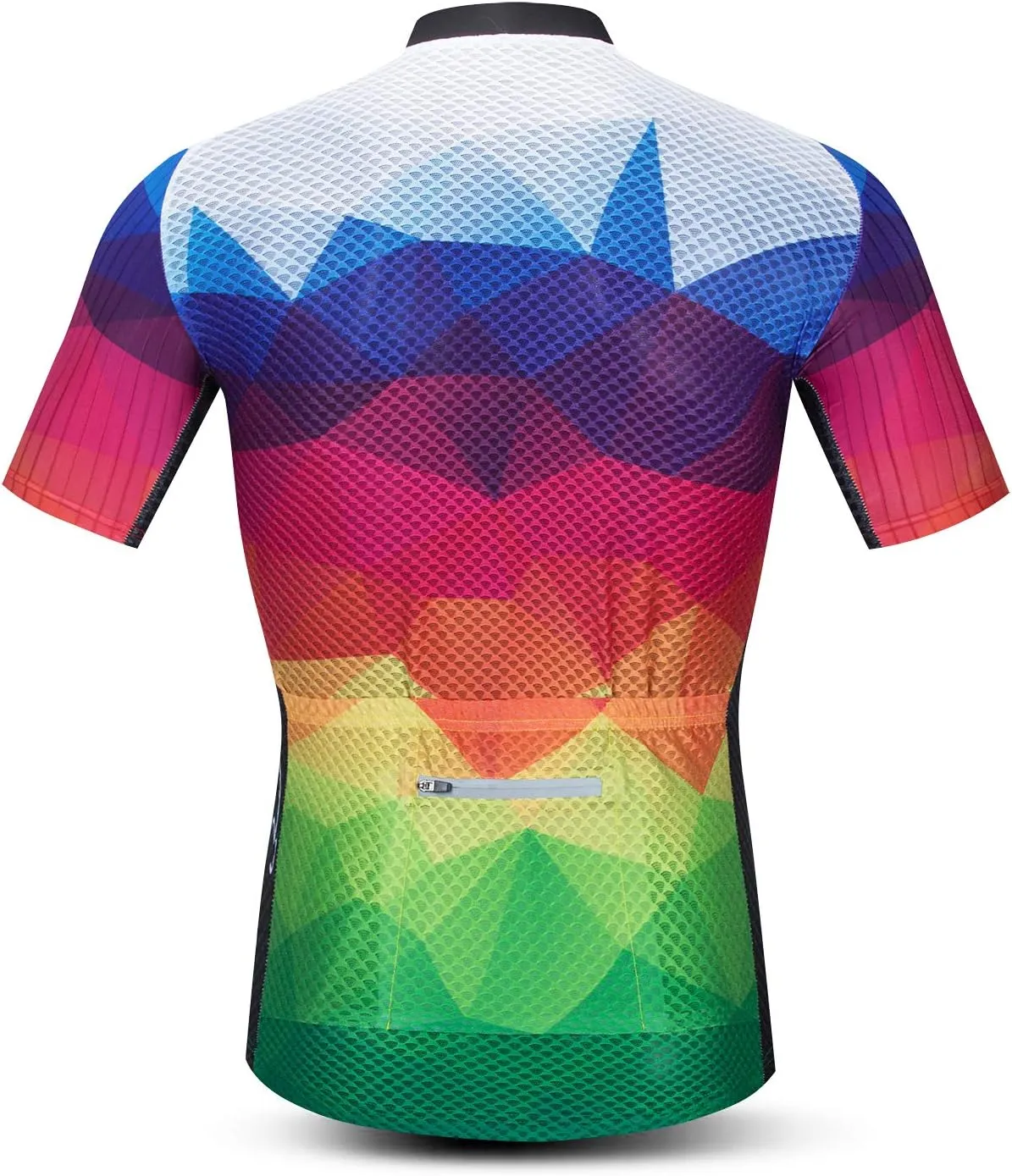JPOJPO Men's Cycling Jersey Bike Short Sleeve with 4 Rear Pockets Breathable,Quick Dry Shirt Tops S-3XL