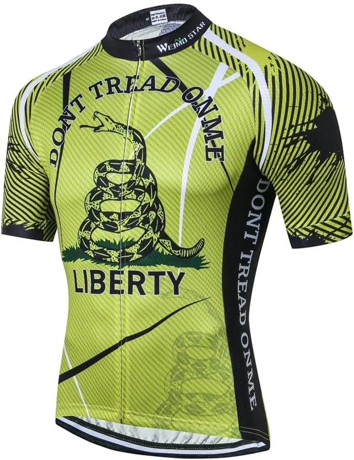 JPOJPO USA Cycling Jersey Men Road Bike Shirt Summer Biking Tops Short Sleeve Bicycle Clothes Cycle Wear Breathable