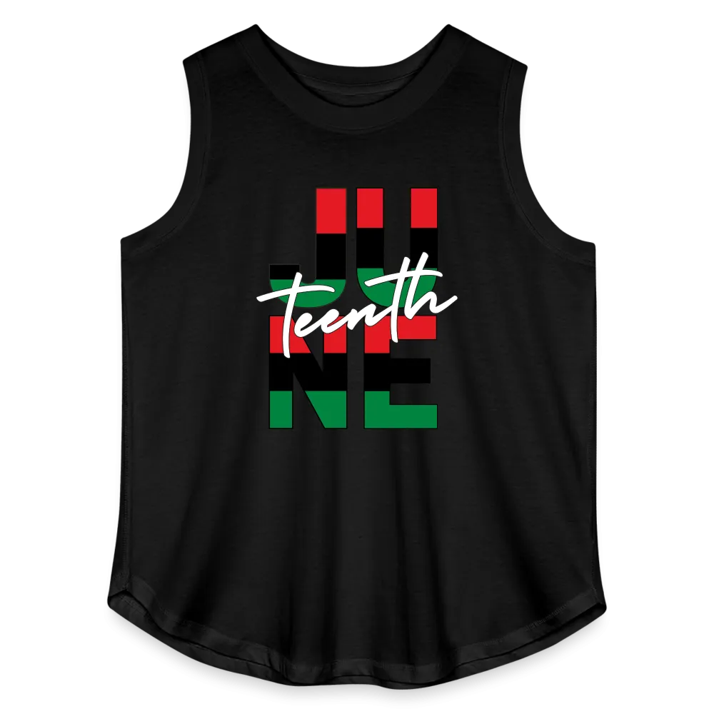 Juneteenth RBG Squared Women's Curvy Relaxed Tank Top