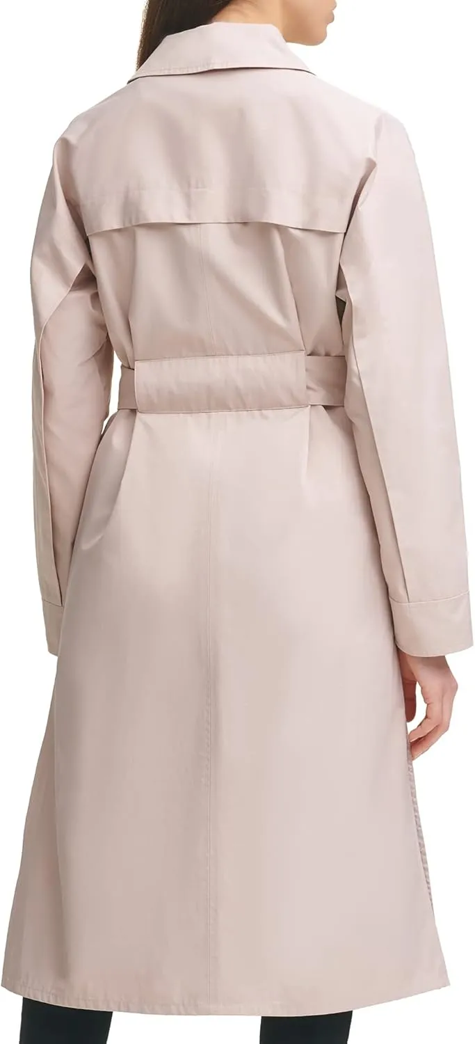 Karl Lagerfeld Paris Women's Belted Trench Coat