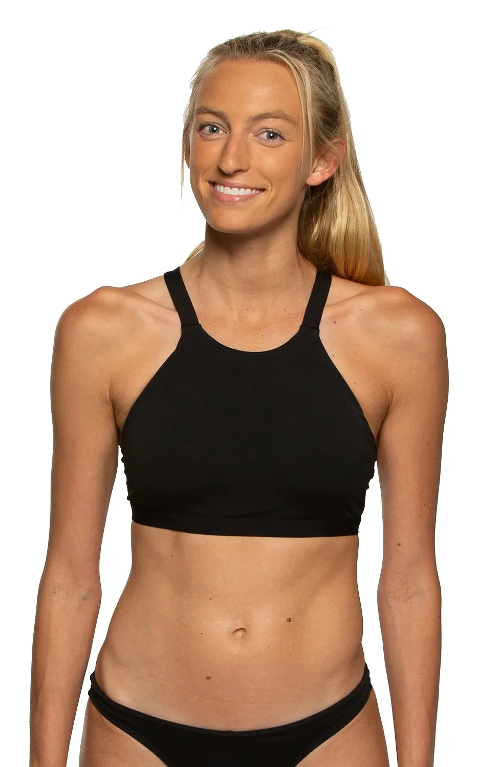 Kaylee Fixed-Back Top - Black